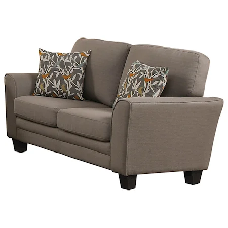 Transitional Loveseat